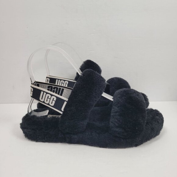 UGG Other - UGG Kid's Black Oh Yeah Slides Slipper S/N1115752K US Size 3